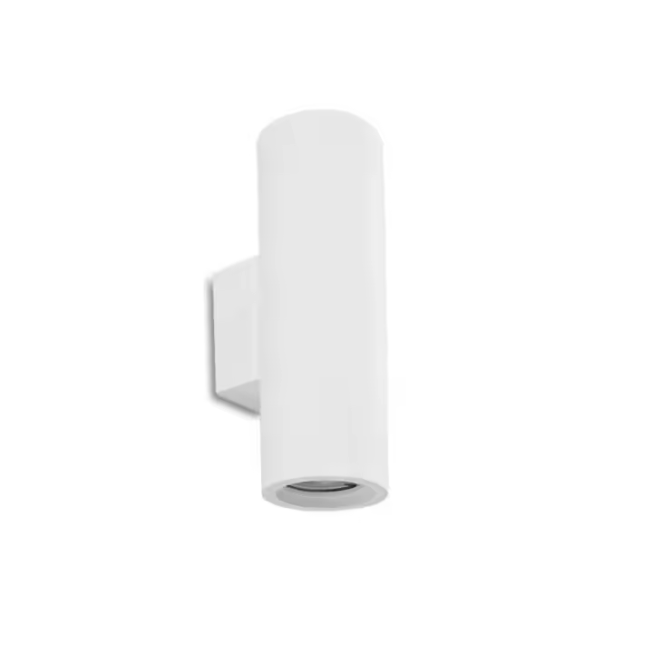 ALPINALUZ Aplique de Pared Aluminio Moderno Cilindro con Dos Casquillos GU10 Luz Arriba y Abajo para Pasillo Salón - 1