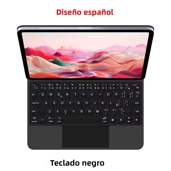 Teclado Mágico Para iPad 11ª Generación 2025 Funda Protectora Con Cubierta Magnética Inteligente Folio Compatible Con Modelos A16 11' A3354 A3355 A3356 - 1