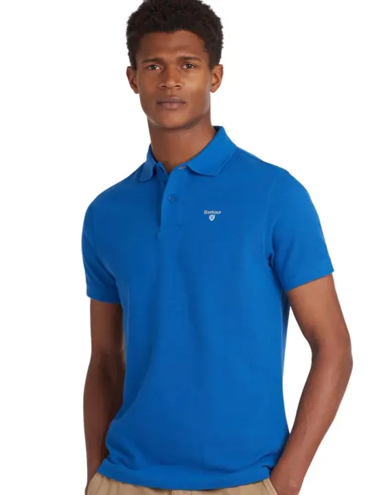 Polo Barbour Azul Hombre - Look Deportivo y Elegante - 1
