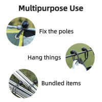 Clips De Sujeción Para Vela De Tenda Accesorios De Camping Y Escalada Reutilizables Resistentes Al Viento Para Tenda Y Canopy - details 6