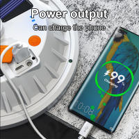 Lámpara De Camping Recargable 12000mAh LED Solar Portátil Para Tienda De Camping Linterna De Emergencia Exterior Con Batería De Almacenamiento - details 5
