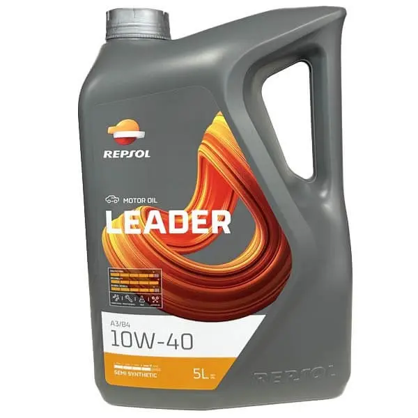 REPSOL aceite lubricante multigrado para coche LEADER A3/B4 10W-40 5L… - 1