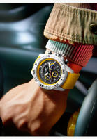 Reloj Militar De Cuarzo Para Hombre ONOLA Resistente Al Agua Con Cinta Fluorescente Multi Funcional Y Banda De Silicona De Alta Calidad - details 10