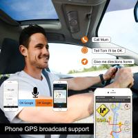 Bluetooth Coche, Kit Manos libres portátil Bluetooth para Coche con control GPS, música, cancelación de ruido, montaje solar, kit Manos libres Bluetooth para Coche con emparejamiento de 2 teléfonos celulares 136*53mm de a Pieza - details 0