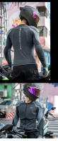 Chaqueta De Motocicleta Con Armadura Completa Protección Motocross Ropa De Carreras Moto Protegida Respirable Reflectante Para Hombres - details 14