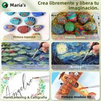 Lotes De 3/6 Pinceles Micro Marie's Para Pintura De Miniaturas Con Mango Triangular Para Acrílico Artesanía Modelos Figura De Miniatura Y Rocas - details 8