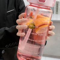 Botella Deportiva De Agua Con Tapa Y Taza De 2 Litros Para Hombres Y Mujeres Botella De Agua Para Fitness Con Marca De Tiempo Para Beber Al Aire Libre - details 7