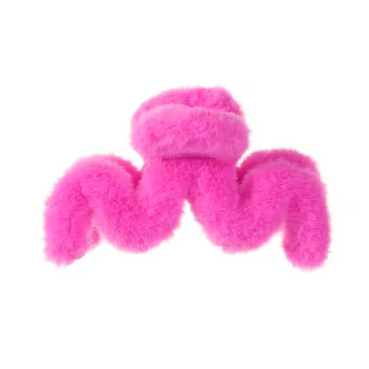 Molans Pinzas De Pelo De Peluche En Colores Sólidos Para Mujer Barretas Accesorios De Pelo Para Otoño E Invierno Moda Casual - 1