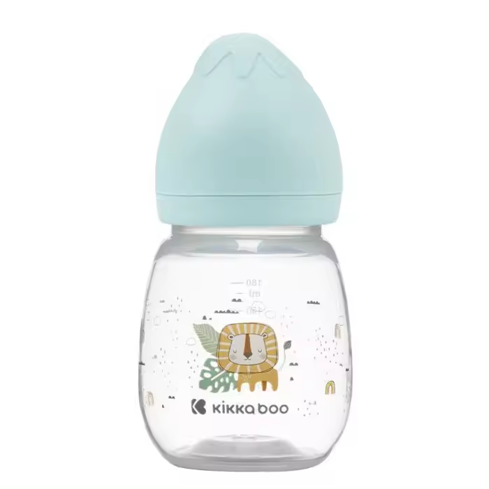 Biberão anti-cólicas 180ml Kikka Boo Savanna Menta - 1