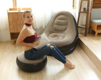 OTAUTAU Sofá Inflable Con Taburete Estuche Reclinable Portátil Para Camping Y Jardín Color Único Producto SF029 - details 18