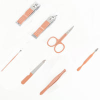 Set De 7 Tijeras Para Uñas De Acero Inoxidable Herramienta De Pedicura Y Manicura Alta Calidad Con Digimon De Orejas - details 5