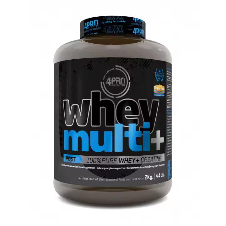 4-PRO Nutrition Whey Multi + 2 Kilos - Masa Muscular - Proteina Concentrado de Suero - 1