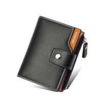 Cartera Hombre de Cuero, Tarjetero con Bloqueo RFID, Cartera Tarjetero Hombre pequeño para Crédito, Billetes y Monedas - details 1
