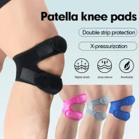 Manguito De Rodilla Elástico Con Protección Pressurizada 1PCS Para Baloncesto Tenis Ciclismo Soporte De Rodilla Con Almohadilla De Seguridad Para Adultos - details 0
