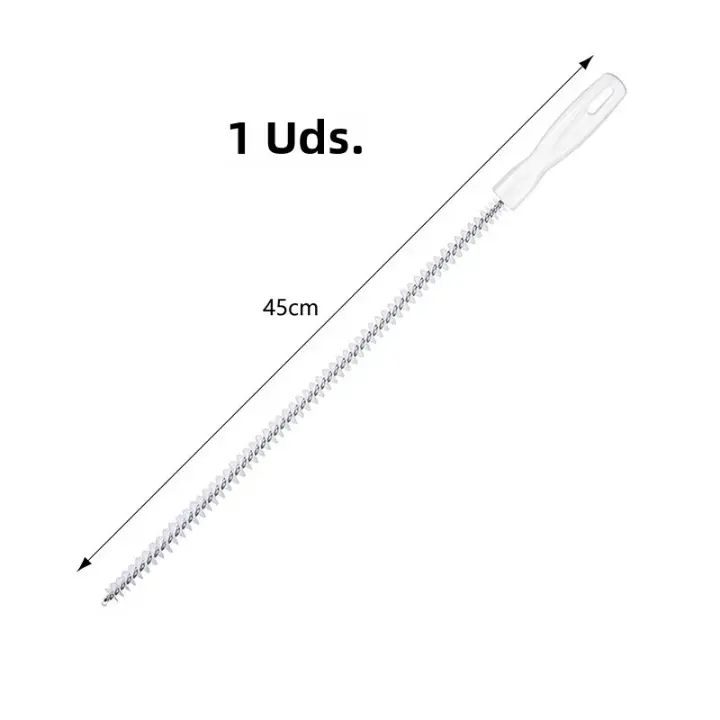 Cepillo De Limpieza Para Tuberías Y Desagües Eco-amigable Para Cocina Y Baño Cepillo De Encaje De Cabello Herramienta De Desatascado Para Lavabo Y Cocina - 1
