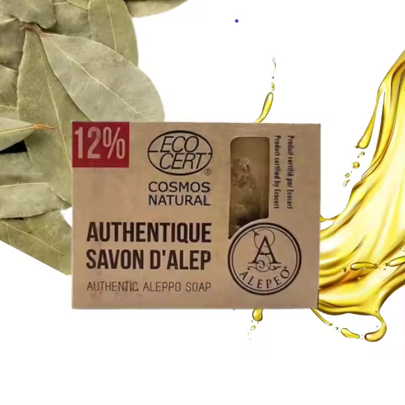Jabon de Alepo Macruma al 12%. Natural y organico . A base de bayas de laurel y Aceite de Oliva. 200gr - 1