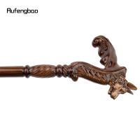 Bastón De Madera Marrón De Moda Para Caminata Decorativo Para Vampirejos Cospaly Fiesta De Halloween Mace Varita Cruz 93cm - details 8