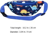 Riñonera de dinosaurio, riñonera para niños, riñonera de dibujos animados, riñonera de tela de Nailon, cinturón para dinero, Bandolera para el pecho - details 3