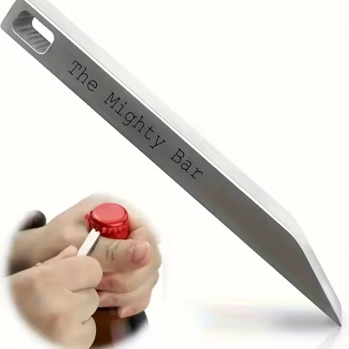 Mighty Bar Multiherramienta De Acero Inoxidable Resistente Para El Día a Día Con Cuchillo Y Abrelatas En El Bolso Herramienta Portátil Para Uso Diario - 1
