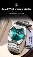 Reloj De Pulsera De Cuarzo Para Hombre POEDAGAR Lujo Deportivo Resistente Al Agua Con Manos Luminosas Fecha Día De La Semana Acero Inoxidable Reloj Masculino Con Caja - details 9