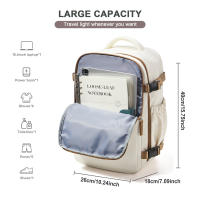 Mochila De Viaje Para Avión Cabin Airplane 40x30x20 Capacidad De Equipaje Para Hombres Y Mujeres Con Portátil De 15.6 Pulgadas - details 4