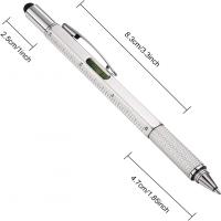 Bolígrafo Multifuncional 7 En 1 Con Herramienta Portátil Medidor Regla Técnica Destornillador Stylus Para Pantalla Táctil Nivel Espiritu - details 5