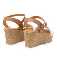 TINA KIZ 2452 Sandalias plataforma mujer 32277 24V SANDALIA PALA TRENZADA BLANCO/TAN - details 1