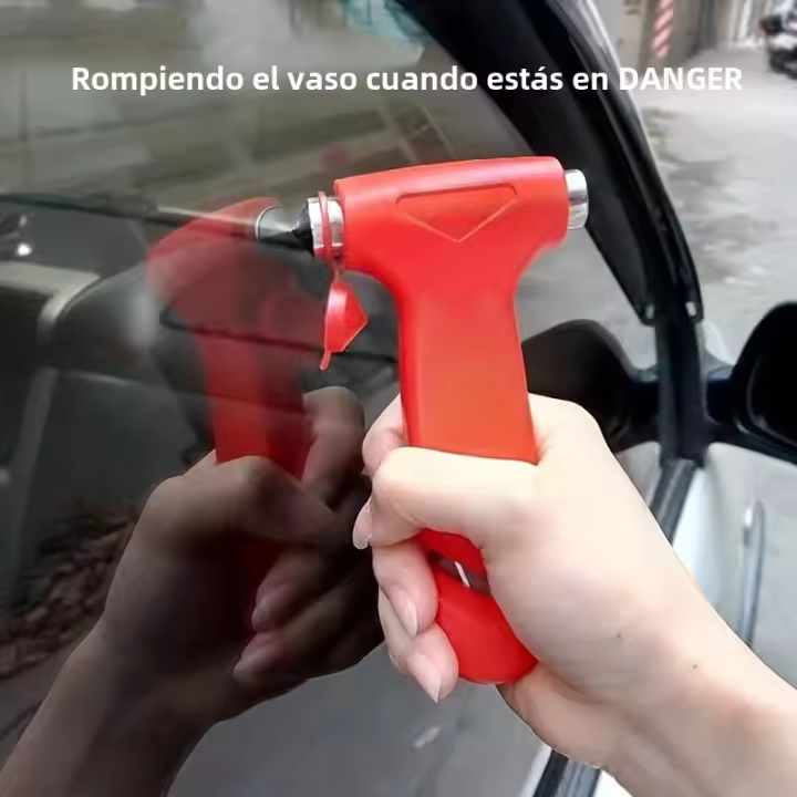 Martillo De Seguridad Para Coche Mini Martillo De Sobrevivencia Rompe Ventanas De Emergencia Herramienta De Rescate - 1