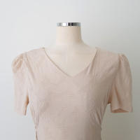 Vestido Largo De Algodón Y Lino Para Mujer Estilo Retro Vintage Con Manga Corta Diseño Sólido A-Line Cuello V Moda De Oficina - details 41