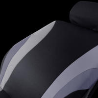 Juego completo de fundas de asiento de coche de tela de poliéster, estilo deportivo, Protector de asiento de coche Universal, se adapta a la mayoría de los coches SUV - details 8