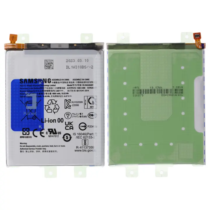 Batería Original EB-BA546ABY Compatible para Samsung Galaxy A25 / Galaxy A34 / Galaxy A54 / Galaxy A55 / (Capacidad 5000 mAh) / Nueva Fabricacion/Accesorio Original/Service Pack - 1