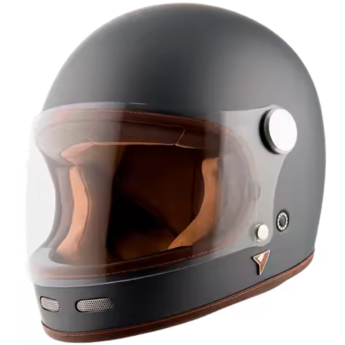 Casco By City Roadster gris mate Raíz CAFE RACER Cascos integrales OUTLET MOTOSOTORE MARCAS Cascos Integrales BY CITY - 1
