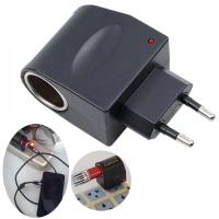 Adaptador De Corriente Universal 220V AC a 12V DC Para Coche Conector De Cigarrillo EU Plug Convertidor Doméstico - details 5