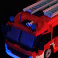 Juego De Construcción De Camión De Bomberos MOC City 1019 Piezas Torre De Rescate Lámpara Blocos De Brinquedos Para Niños Regalo Para Niño - details 9