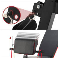 Banco De Abdominales, Ajustable, Multifuncional Para Músculos, Gimnasio En Casa - details 10
