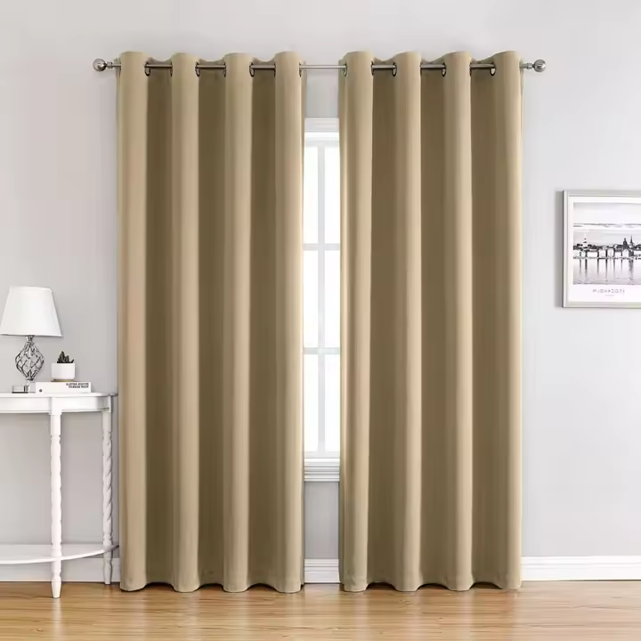 Cortinas Opaca Foscurit Gruesa y Suave 140x260cm, 9 Colores, Cortina Resistente al Calor y la Luz, Calidad y Resistencia Garantizada, Elegante y Fácil de Cuidar, Lavable a Máquina. Envío desde España. - 1