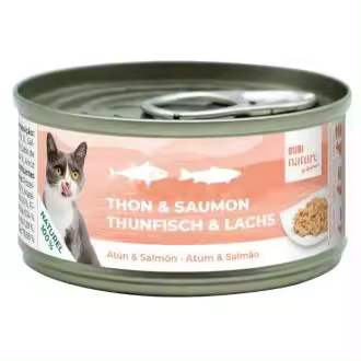 SNACK MASCOTAS BUBI NATURE CAT ATUN & SALMON 70GR VET - 1