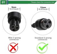 FGNS Fuente alimentación 42V 2A para Patinete Electrico 3 Pines 12MM(Conector CC GX16), Cargador para Scooter eléctrico  e-Bike 36 V 10 Series Cargador de batería Li-ION con conector 3P GX16 - details 0