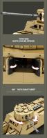 Bloques De Construcción Serie World of Tanks Tiger TOG2 M4 Sherman Tanque Blindado Pesado Para Niños Juguetes Educativos Regalo De Cumpleaños Y Navidad - details 13