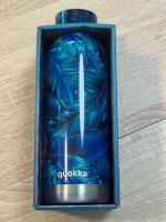 Botella térmica Quokka, Solid Deep Jungle 510ml, mantiene frío y calor, para todo tipo de bebidas, niños y adultos, acero inoxidable - details 2