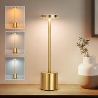 Lámpara De Mesa LED Táctil Recargable Luz Nocturna Para Escritorio Decoración De Habitación Restaurante Hotel Bar Lámpara De Lectura Sin Cable - details 0