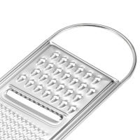 DESEOS Rallador Multiuso de Acero Inoxidable 28.5 cm x 11 cm - Ideal para Queso, Verduras y Más | Manual | Mango ergonomico - details 0