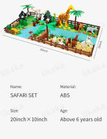 Juguetes De Bloques Compatibles MOC Zoo Animales Para Niños Regalo Montessori Set De Bloques Clásicos Ciudad Amigos Animales Salvajes Bloques De Construcción Para Niñas Y Niños - details 10