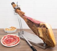 3 Claveles Jamonero Soporte para Jamón en Acero Inoxidable Plegable Giratorio Profesional - details 0