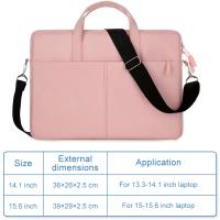 Bolsa de ordenador portátil de negocios Unisex, funda ligera para Macbook, Dell, Asus, Lenovo 14,1, 15,6 pulgadas - details 10
