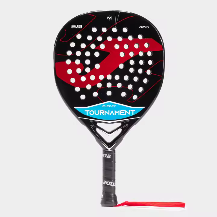 Pala Joma Tournament Flex 2.0 2025 Negro/Rojo - pala de pádel - 1