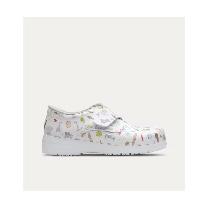 Zapatos Hostelería multicolor de mujer   Textil, extraible, efecto memoria y antibacteriano - 1