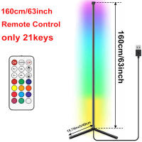 Lámpara De Rincón Bluetooth Inteligente APP 160cm LED RGB Dimmable Luz Ambiental Para Dormitorio Juego Navidad Decoración Alexa - details 1