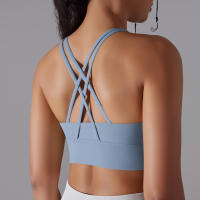 Sujetador Deportivo Para Mujer Alta Soporte Impacto Yoga Running Quick Dry Top Deporte Gimnasio Padded Bralette Sexy - details 28