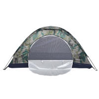 Carpa De Camping Para Una Persona Resistente Al Viento Disponible Para Pesca Y Escalada Carpa De Lona Camuflada De Doble Capa - details 1